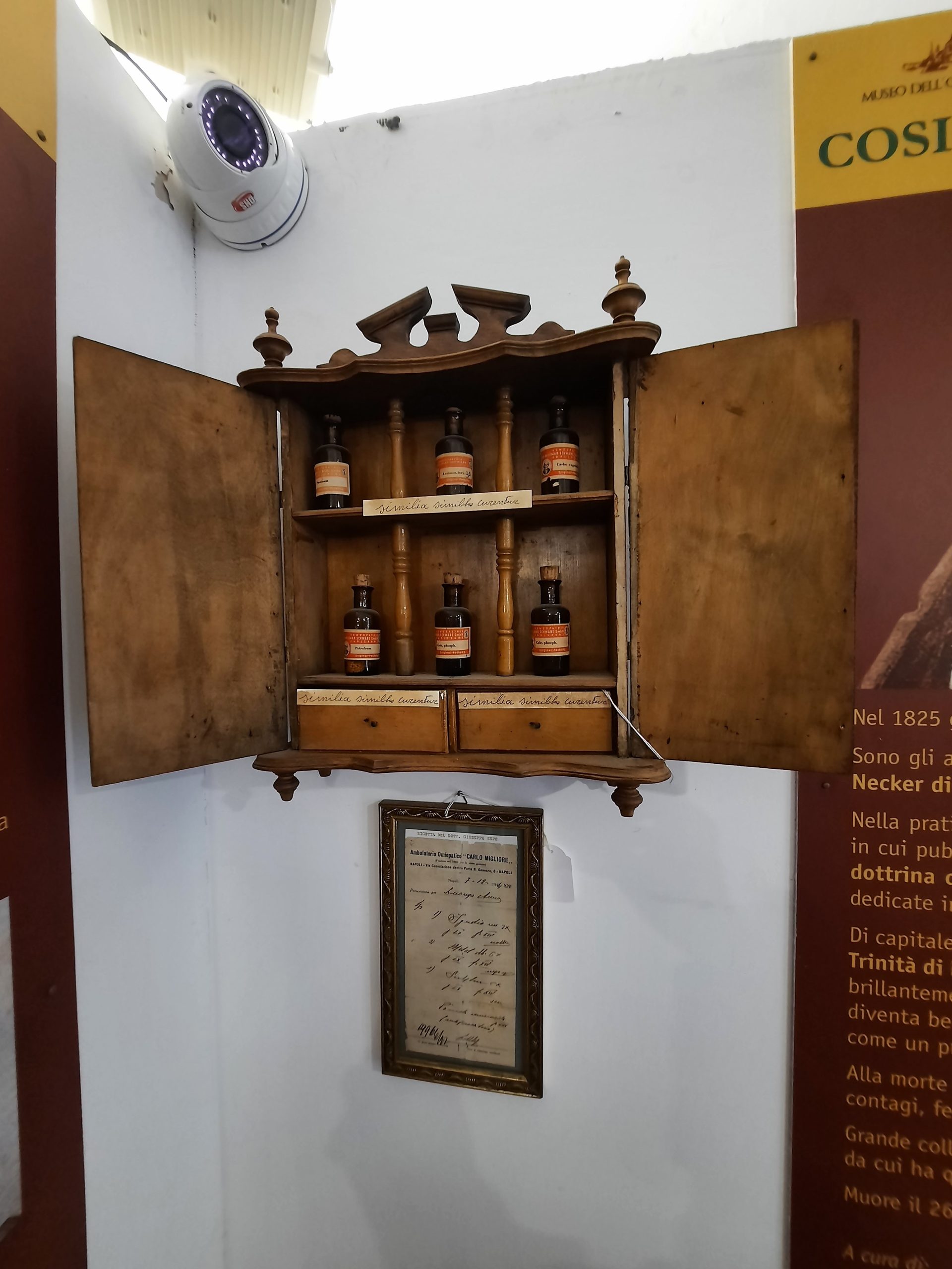 Homeopathic section, Museo delle Arti sanitarie, Naples - 02.jpg